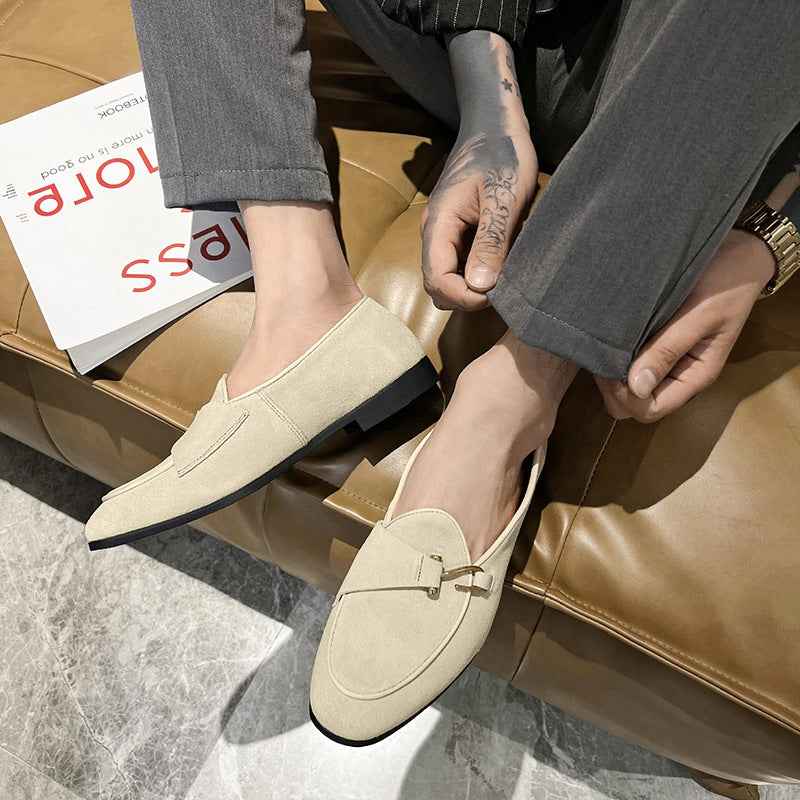 Summer Casual Men Loafers Leather Shoes - Luxovo.cc