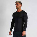Quick Drying Fitness Stretch Long Sleeved Shirt For Men