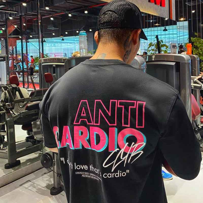 Printed Fitness T Shirt Male Muscle Type