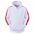 Men Casual Sweater Hooded Stitching Top - Luxovo.cc