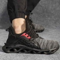 Indestructible Work Shoes Sneakers Men Anti-puncture Safety Shoes - Luxovo.cc