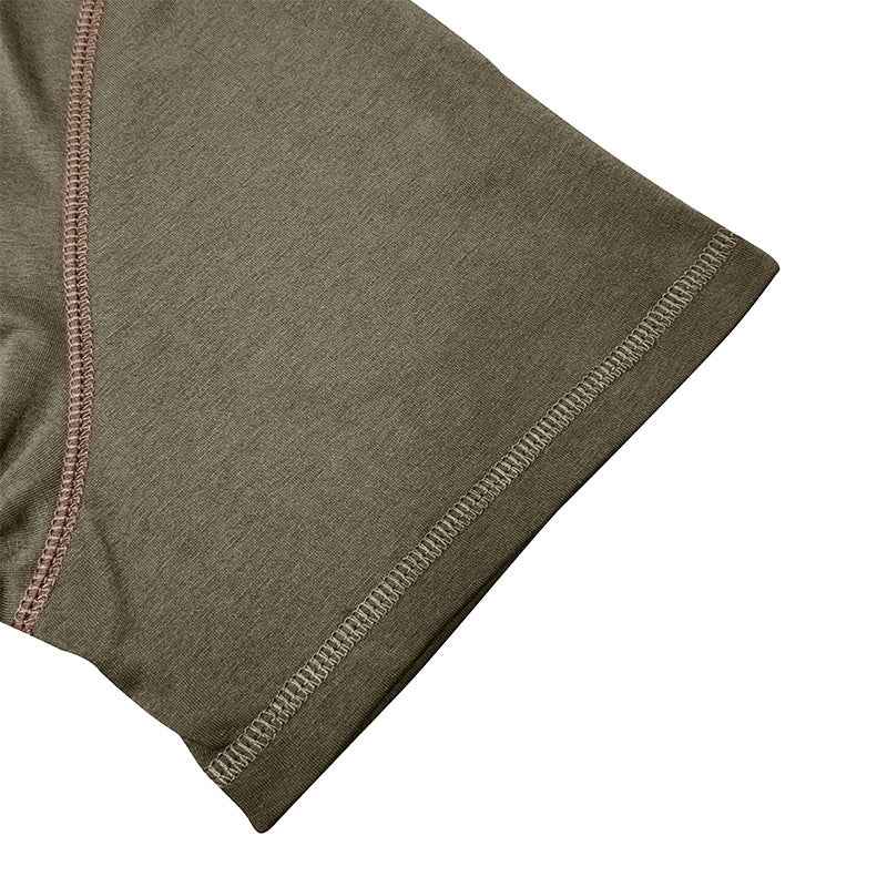 Fashion Short-sleeved Polo Shirt Summer Button V-neck T-shirt Tops Mens Clothing - Luxovo.cc