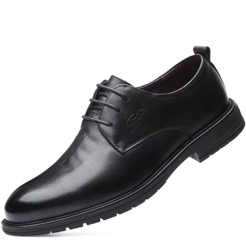 First Layer Cowhide New Formal Leather Shoes For Men - Luxovo.cc