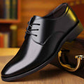 Men's Leather Shoes Business Formal Wear - Luxovo.cc