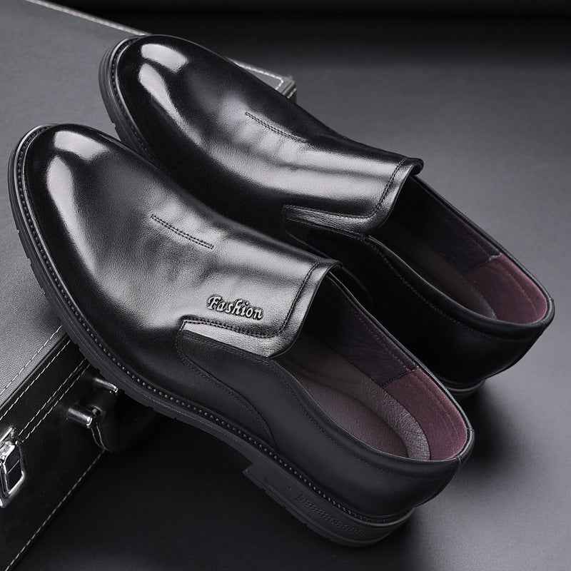 First Layer Cowhide New Formal Leather Shoes For Men - Luxovo.cc