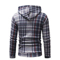 Hooded Men Striped Sweater Slim Fit - Luxovo.cc