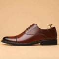 Men's Formal Leather Shoes Men's Business - Luxovo.cc