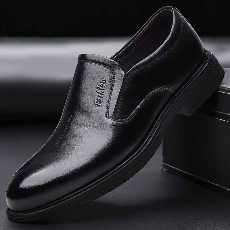 First Layer Cowhide New Formal Leather Shoes For Men - Luxovo.cc