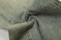 Fashion Washed And Worn Jeans Men