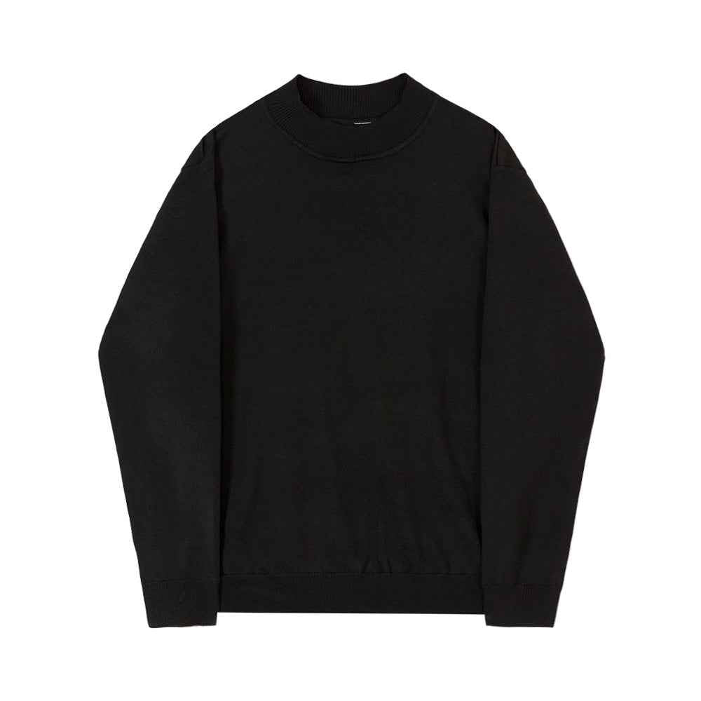All-match Bottoming Shirt For Men Mock Neck Sweater