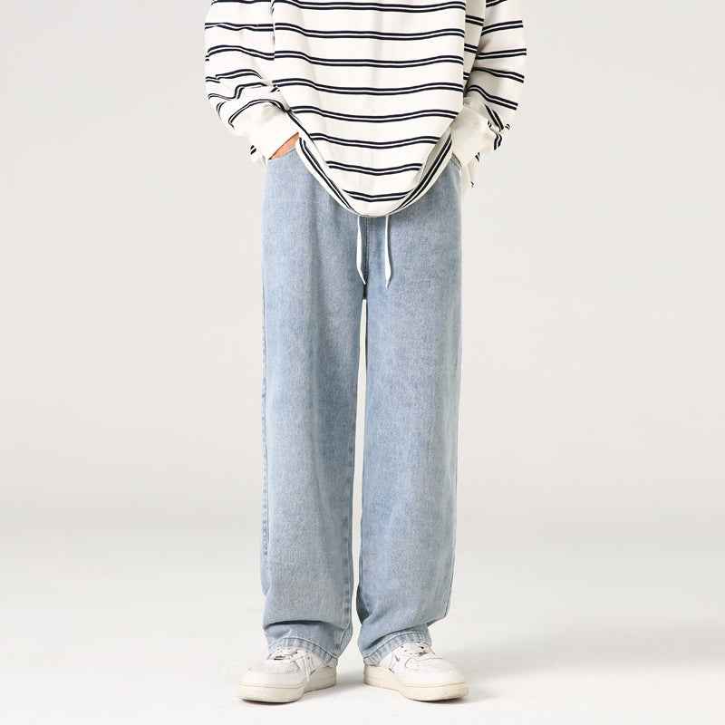 American Retro Washed Jeans For Men