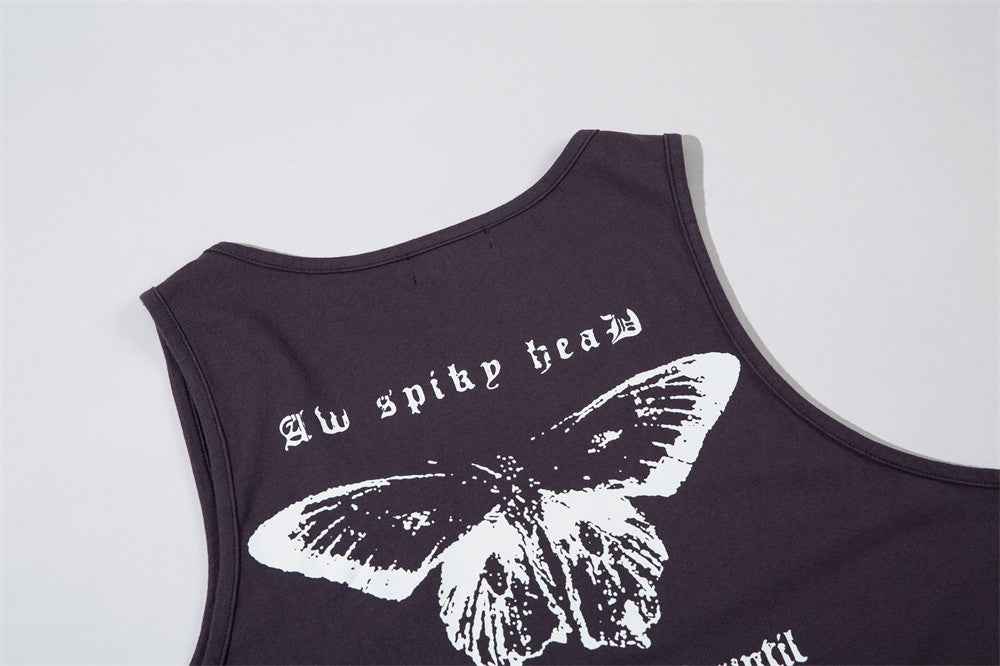 Abstract Butterfly Sports Undershirt Waistcoat T-shirt For Men