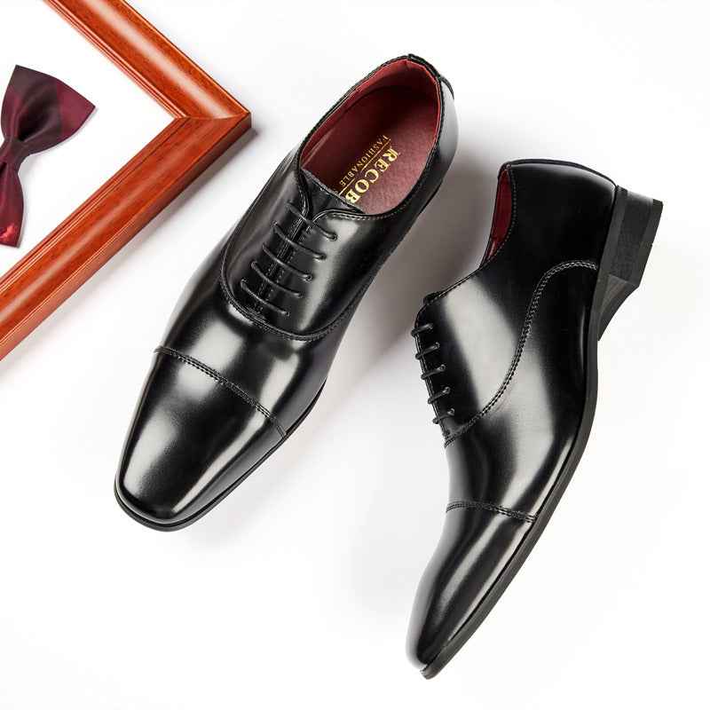 New Japanese Business Leather Formal Shoes - Luxovo.cc