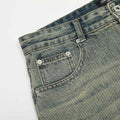 Fashion Washed And Worn Jeans Men