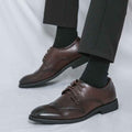 Plus Size Men's Leather Shoes Formal Wear - Luxovo.cc